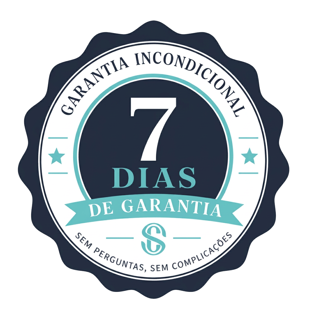 Selo de garantia incondicional de 7 dias