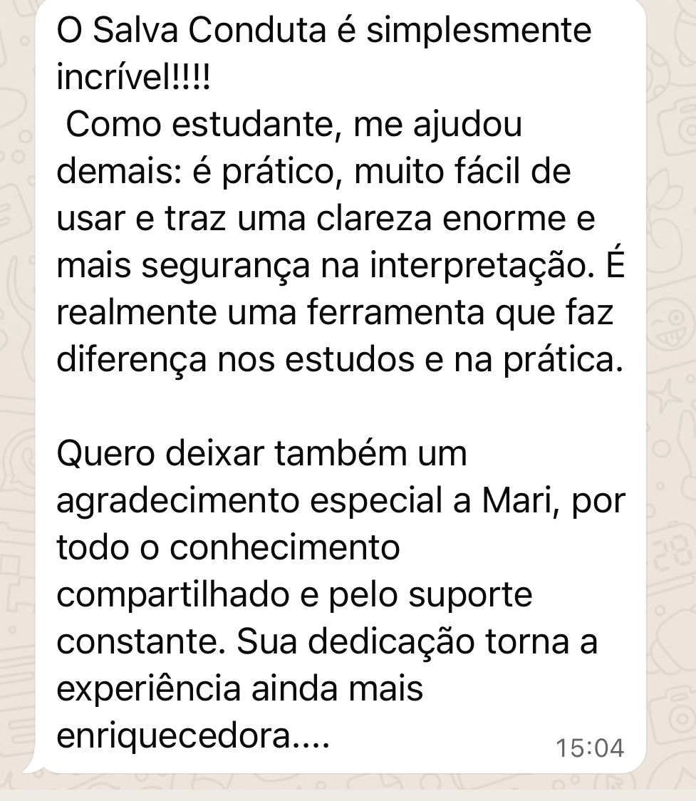 Depoimento estudante de nutrição
